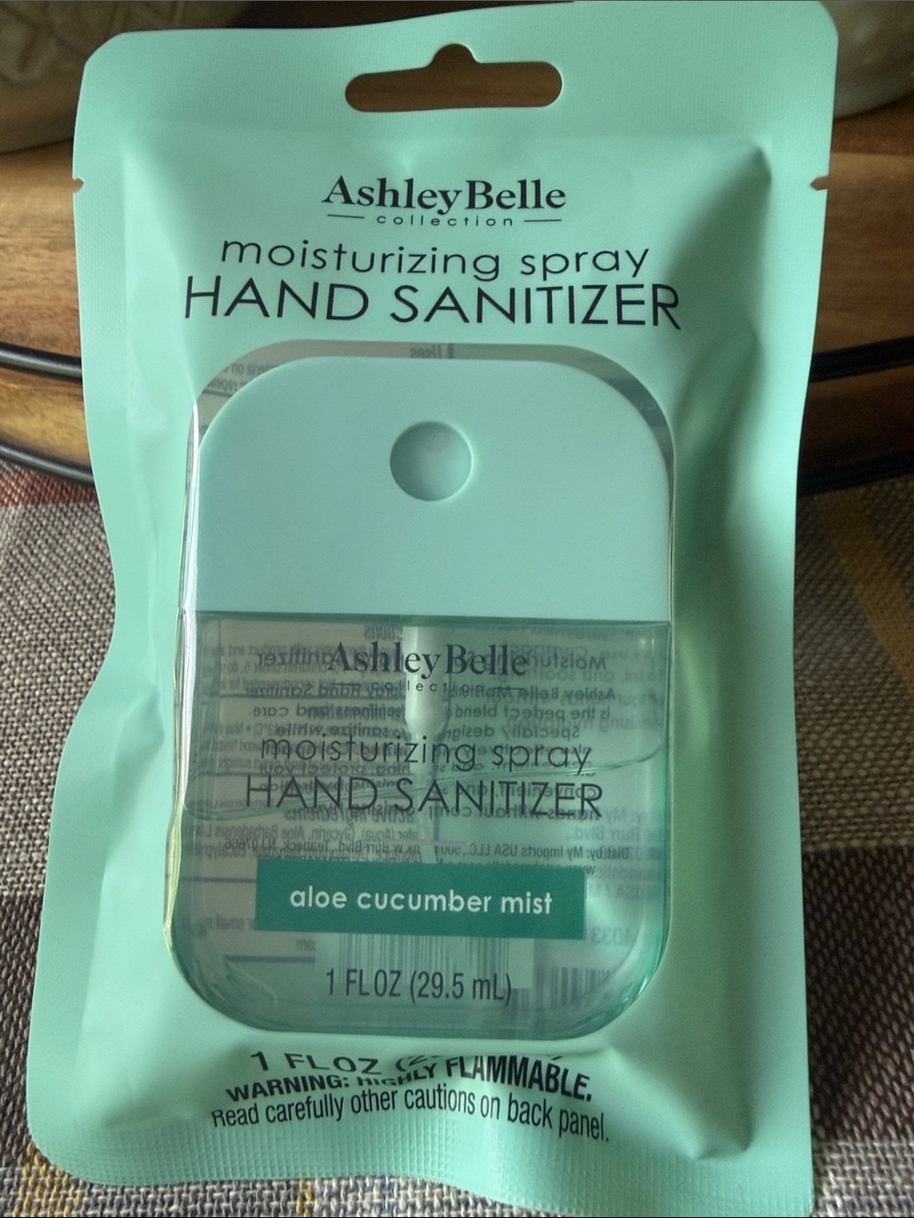 Ashley Belle Moisturizing Spray Hand Sanitizer - Aloe Cucumber Mist